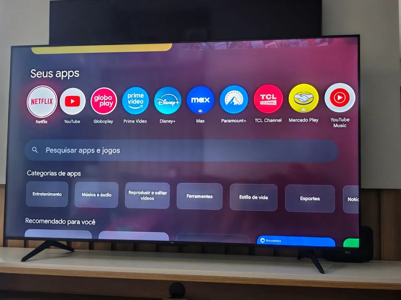 Tv TCL 65 polegadas