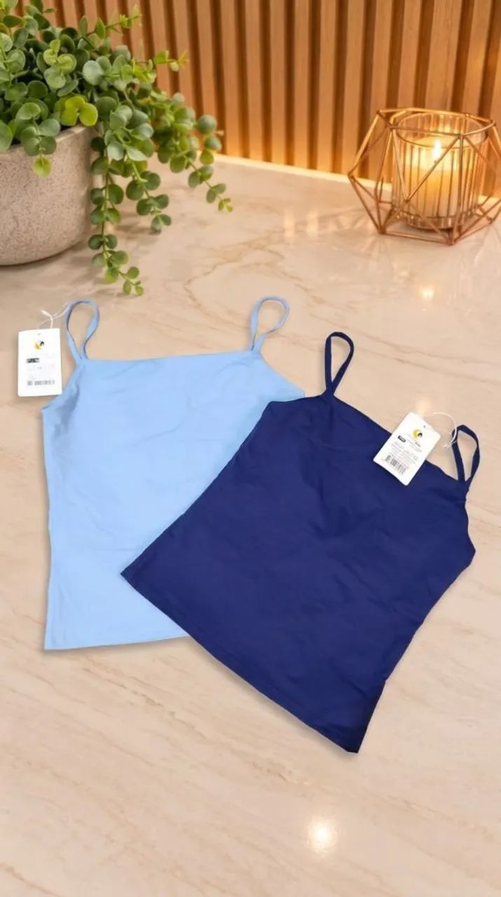 Regatinha Canelada Premium Azul Bebê  - Foto 4