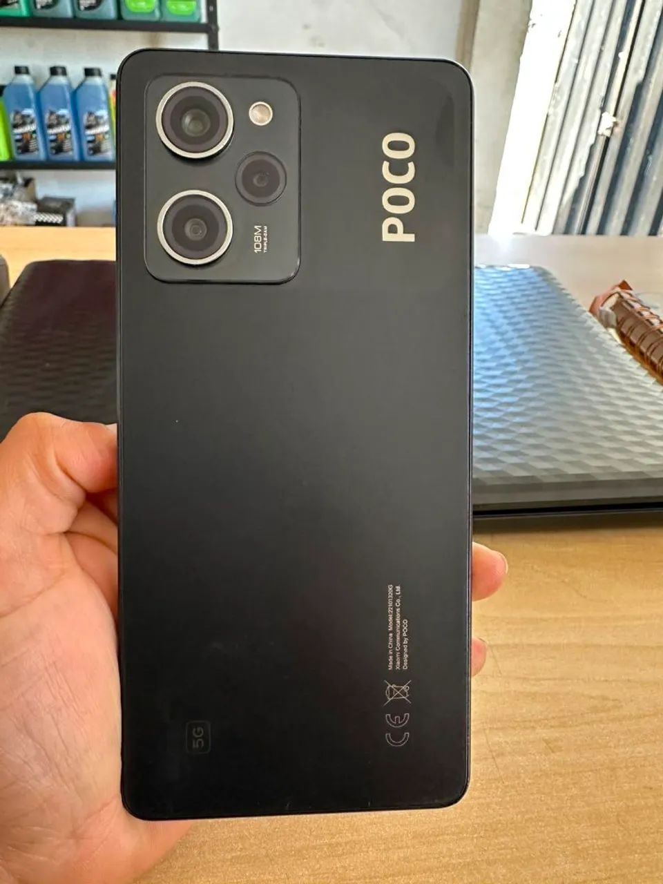Poço x5 pro 256gb vendo ou troco por iPhone  - Foto 2