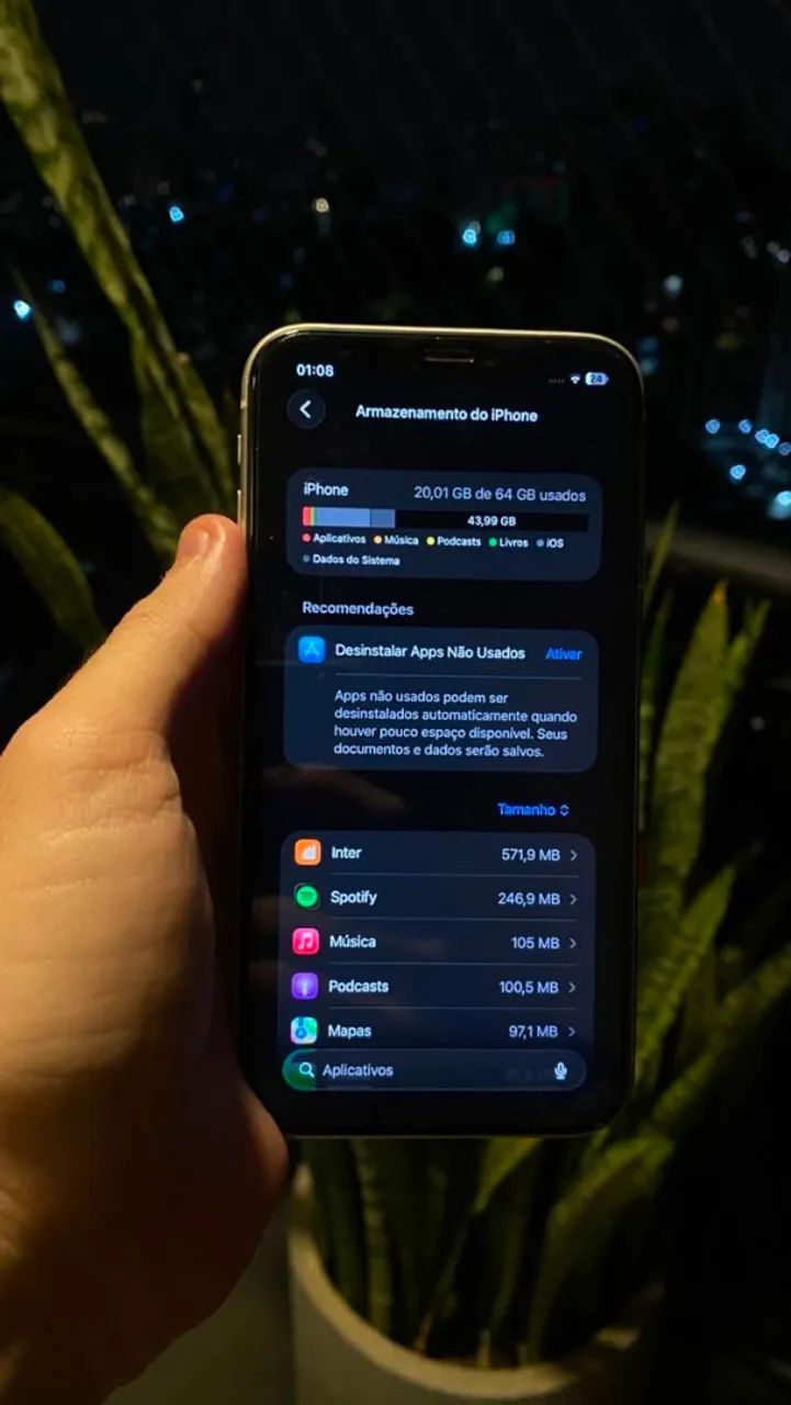 IPHONE 11 BRANCO 64GB VITRINE - Foto 3