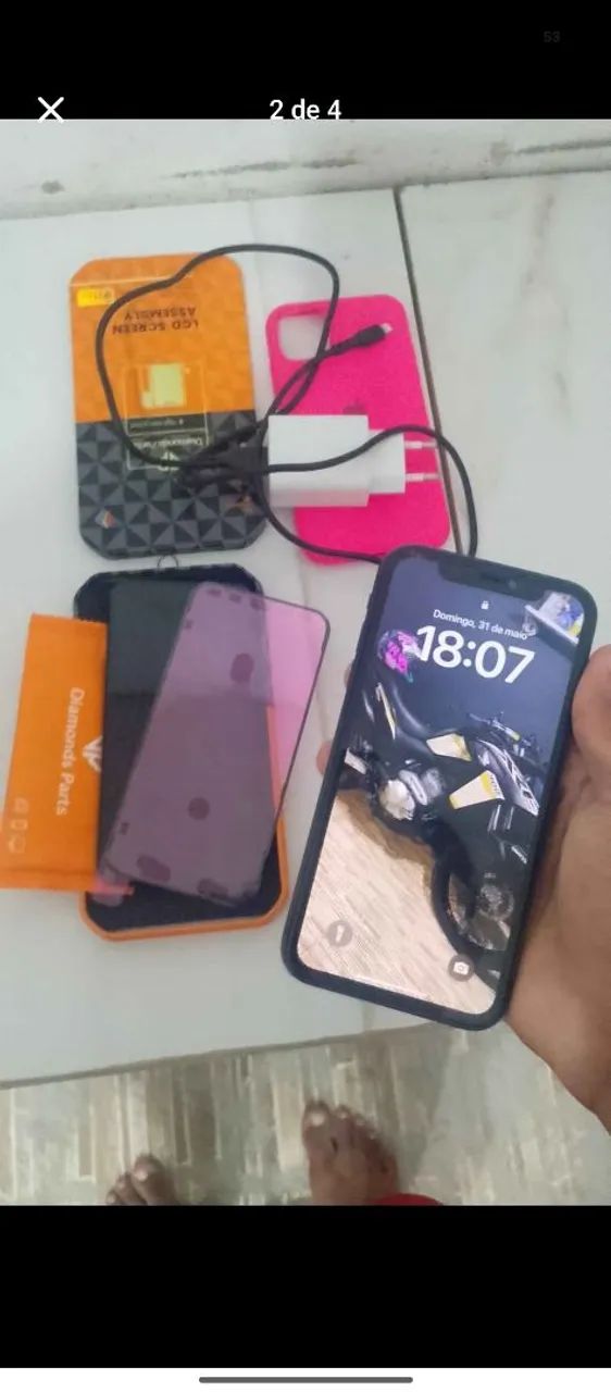 IPHONE 11 BLACK 98% BATERIA COMPLETO