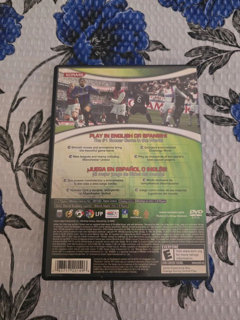 Jogo PlayStation 2 pró evolution soccer 2007 original - Foto 2