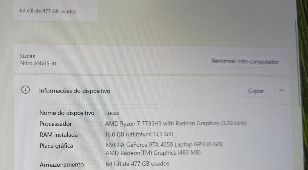 Notebook Gamer  - Foto 2