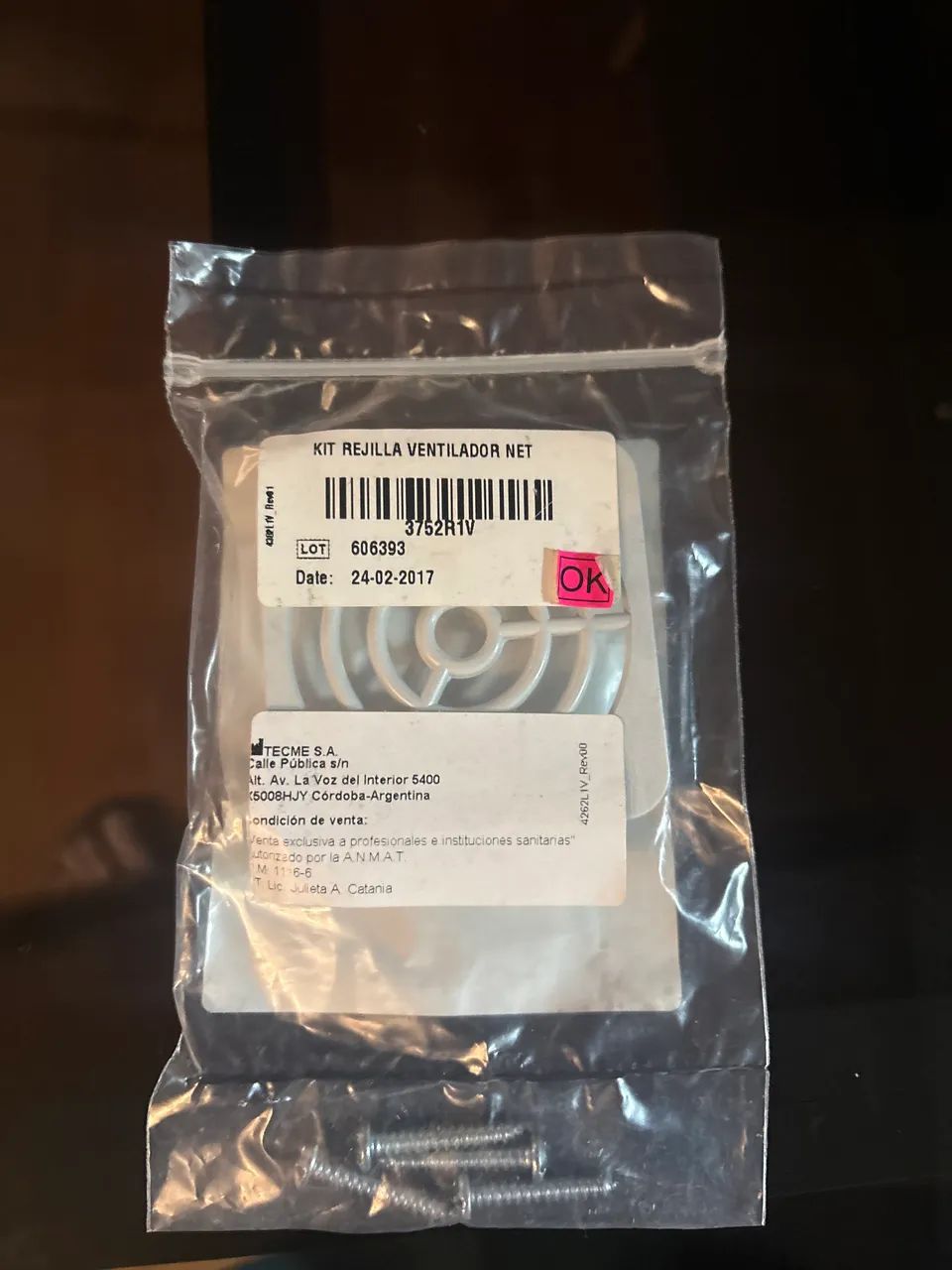 KIT REJILLA VENTILADOR NET