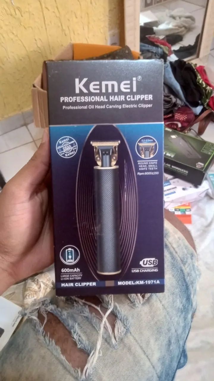  máquina de acabamento Kemei KM-1971A
