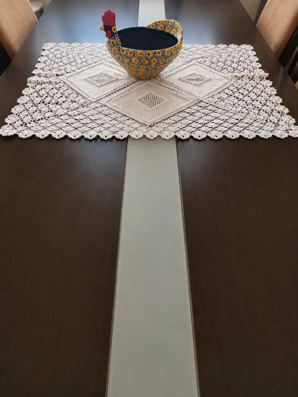 Mesa e cadeiras 8 lugares