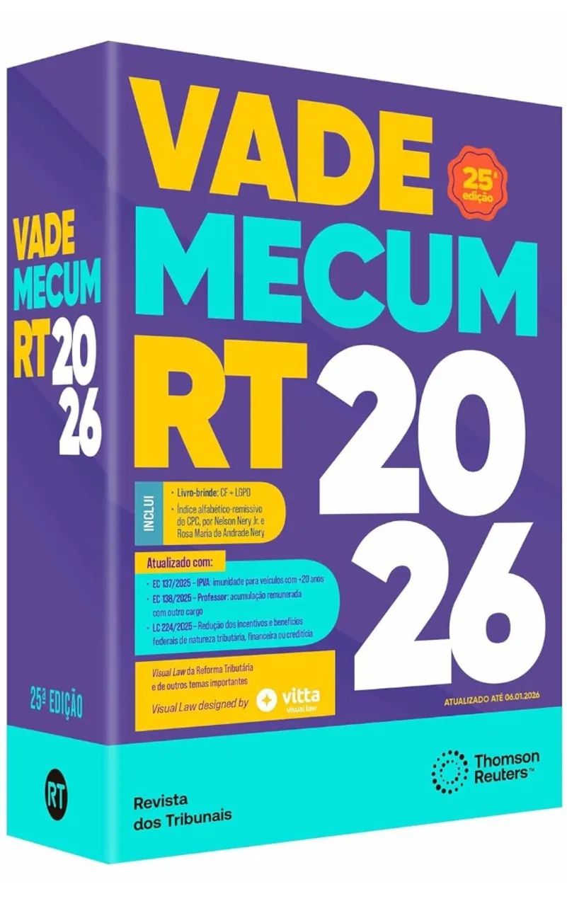 Vade mecum RT 2026 - 25º edição
