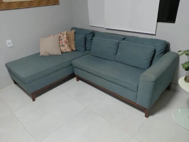 Sofá chaise 3 lugares