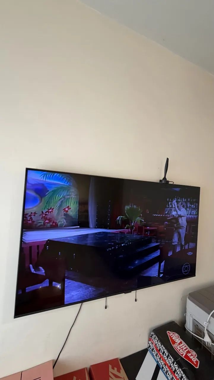 Tv Samsung com antena e suporte de brinde  - Foto 2