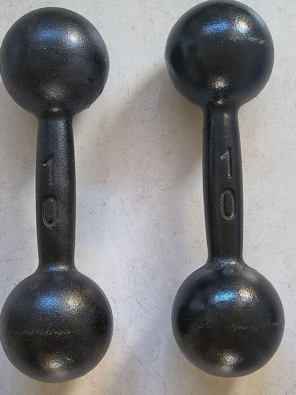 Halter e anilha para academia