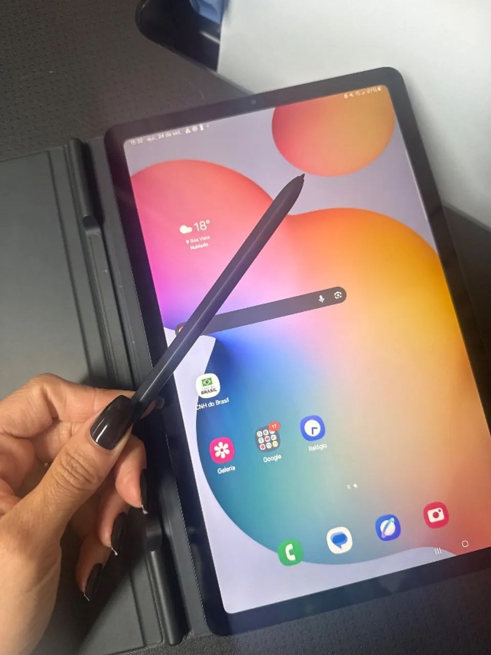 Samsung Galaxy Tab S6 Lite LTE 128GB + S Pen + Capa - Impecável - Foto 2