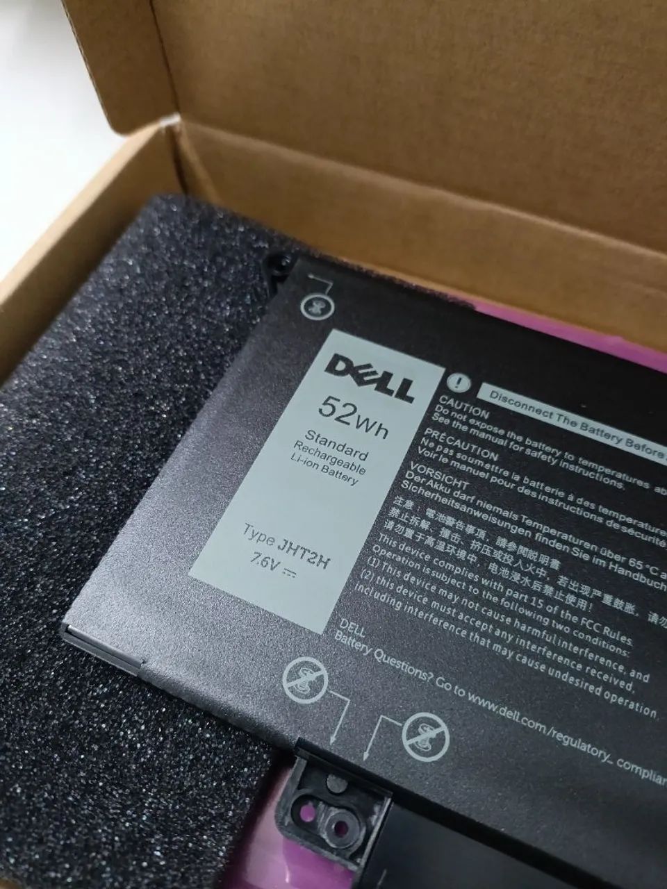 Bateria Dell Latitude 7310/7410 Type Jht2h - 52wh - Foto 2