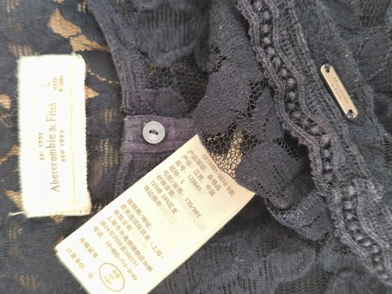 Abercrombie & Fitch blusa renda L - Foto 5