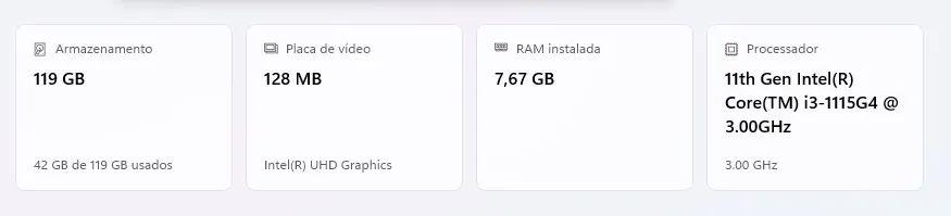 Nuc 11 pro (mini pc compacto) i3 1115G4 - Foto 5