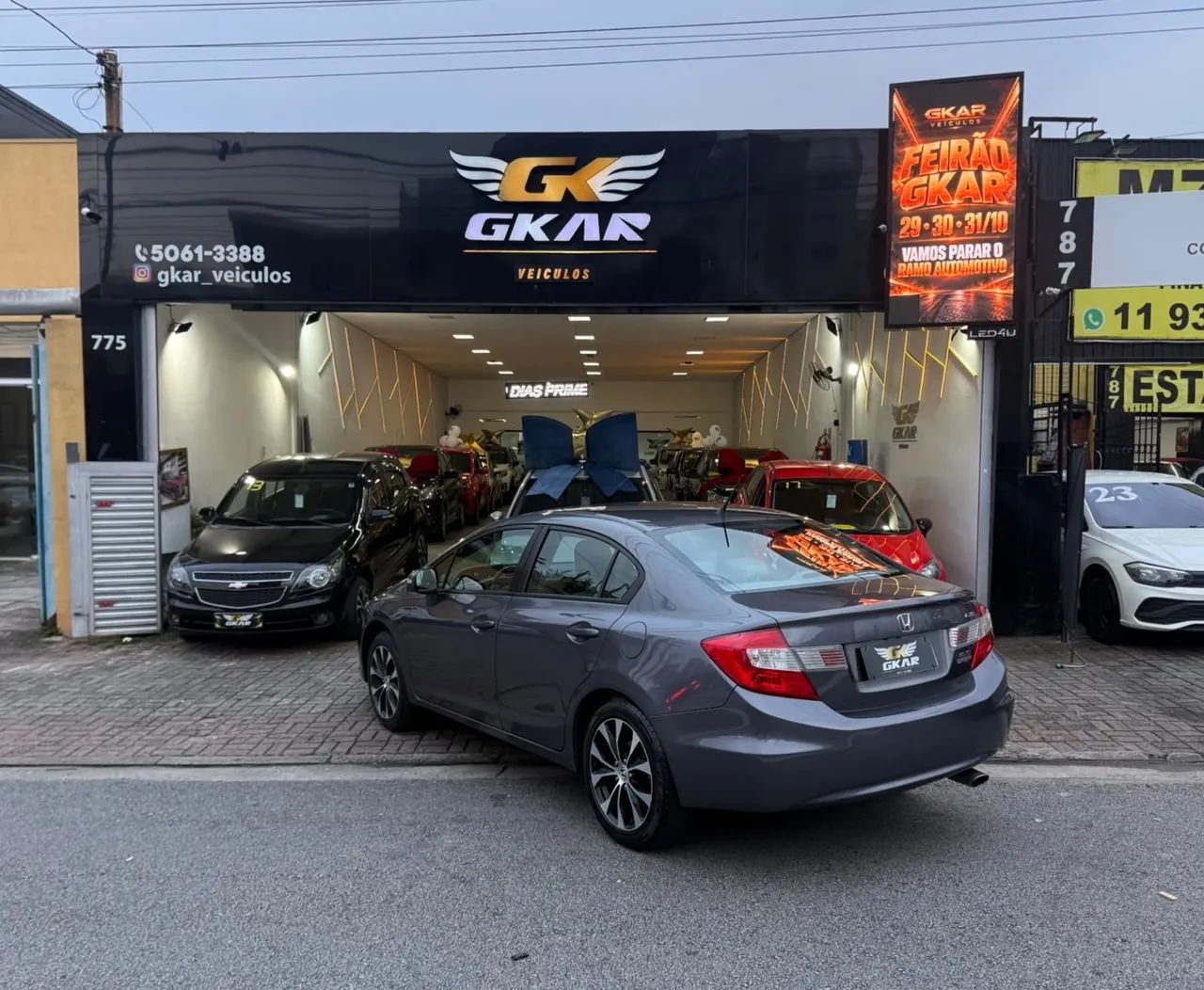Honda Civic Sedan LXR 2.0 Flexone 16V Aut. 4p, foto 3 de 18
