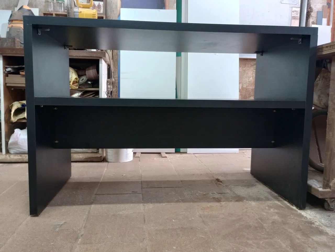 BANCADA / BALCÃO EM MDF PRETO. - Foto 2