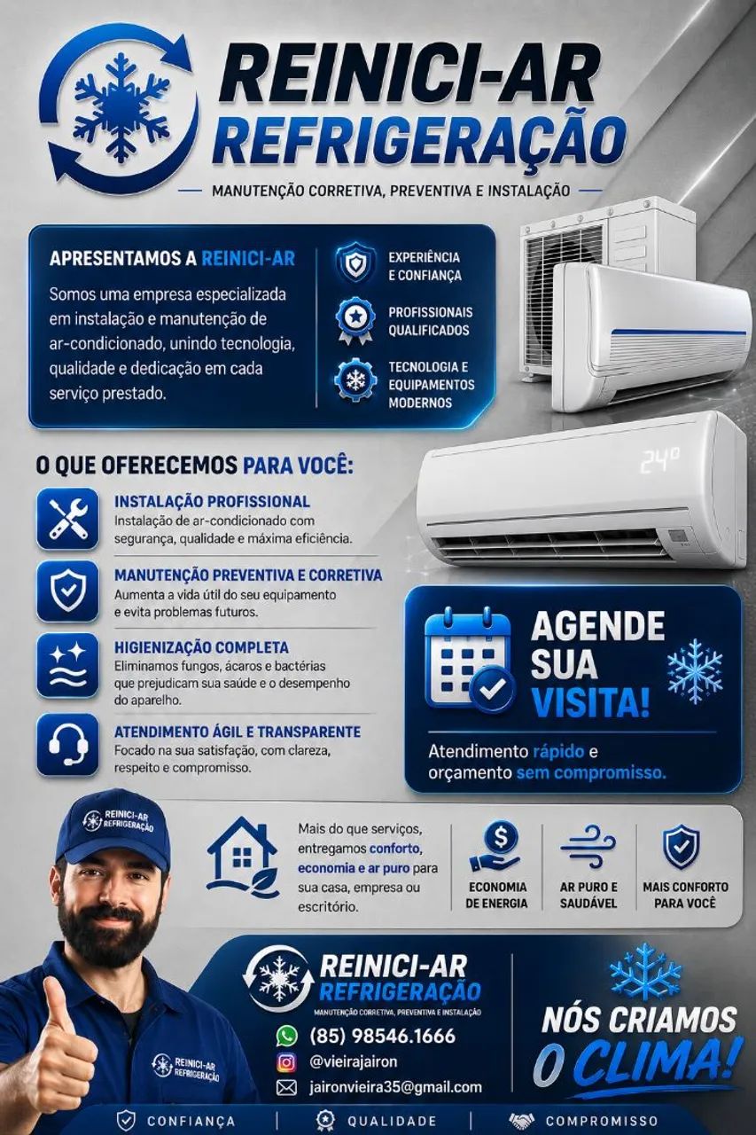 Reinici-ar refrigeração 