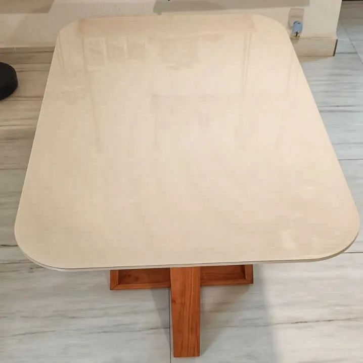 Mesa de Jantar 4 Lugares 1,20m - Off White - Sem Cadeiras - Foto 2