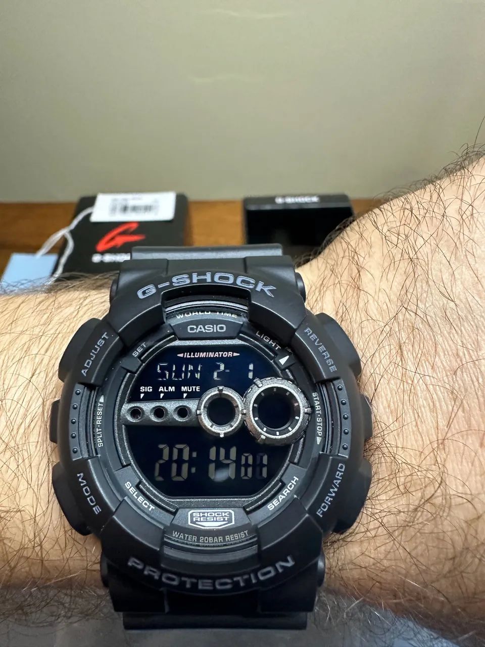 Relógio Casio G-shock Masculino Gd-100-1bdr Original - Foto 4