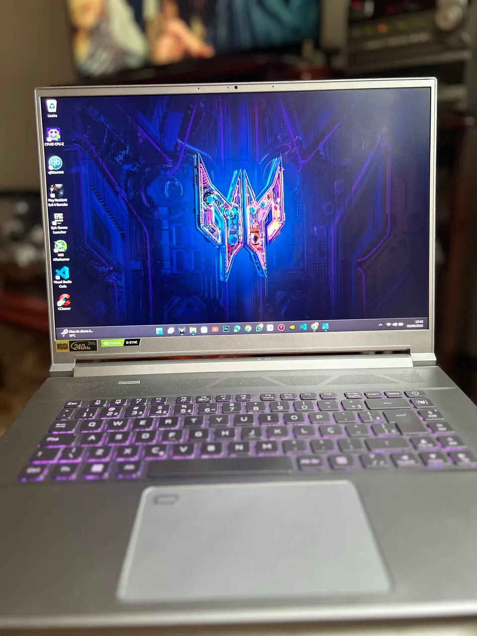 Notebook Gamer ótimo para jogar, trabalhar e estudar 