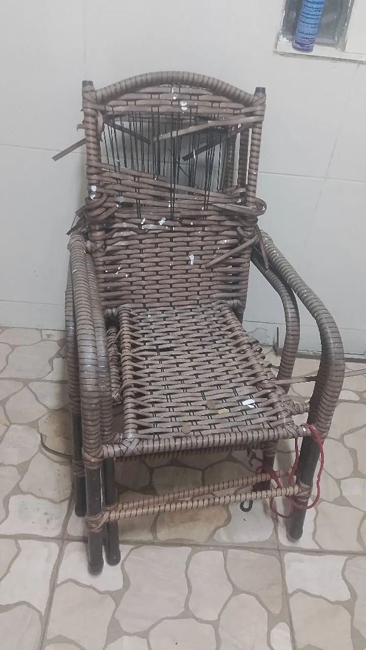 Conjunto de sofá antigo  - Foto 2
