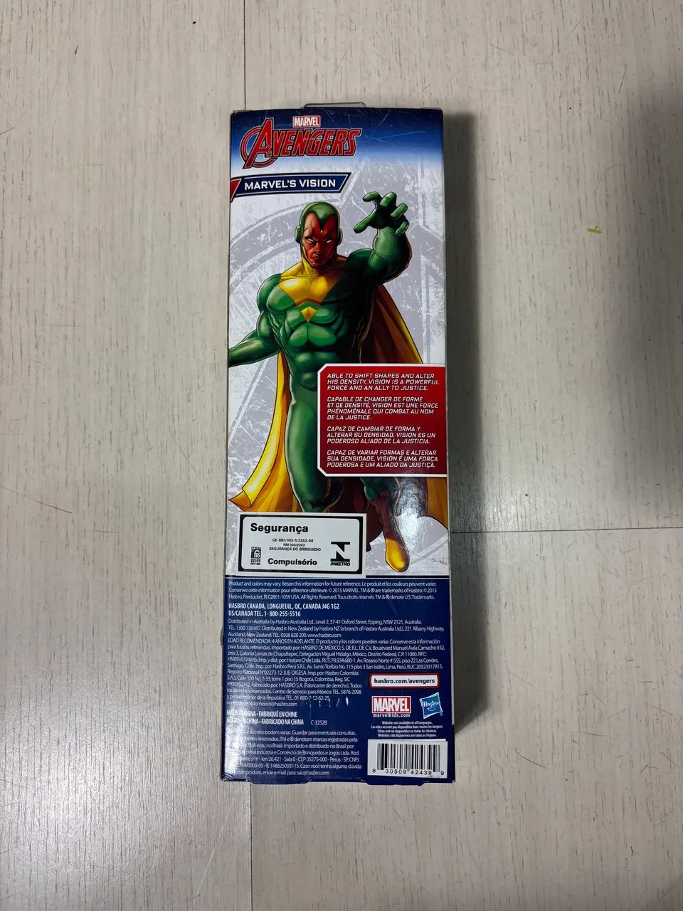 Boneco visão 30cm vingadores marvel marca hasbro - Foto 4