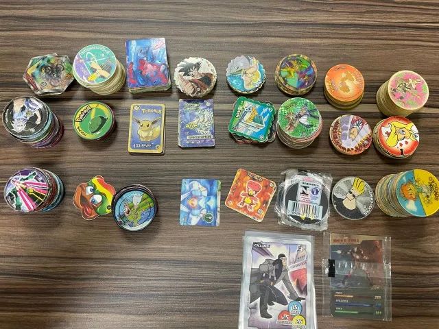 Tazos elma chips variados.