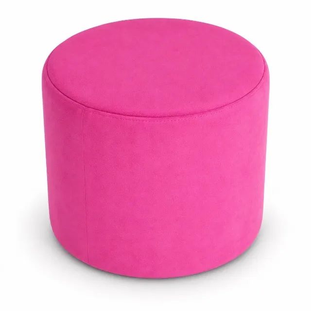 Puff Redondo Estofado para Estética e Maca Novo - Foto 2