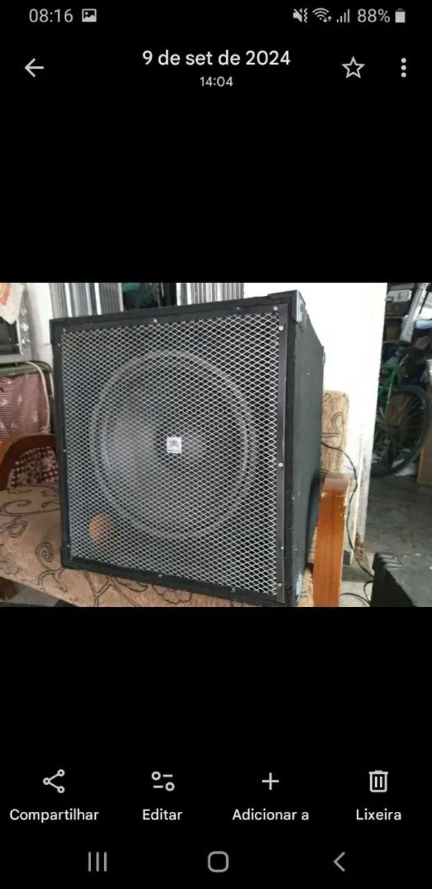 Sub woofer passivo com alto falante JBL 15 polegadas  - Foto 2