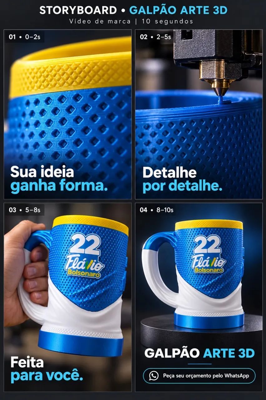 Caneca Bolsonaro - 500ml - Foto 4
