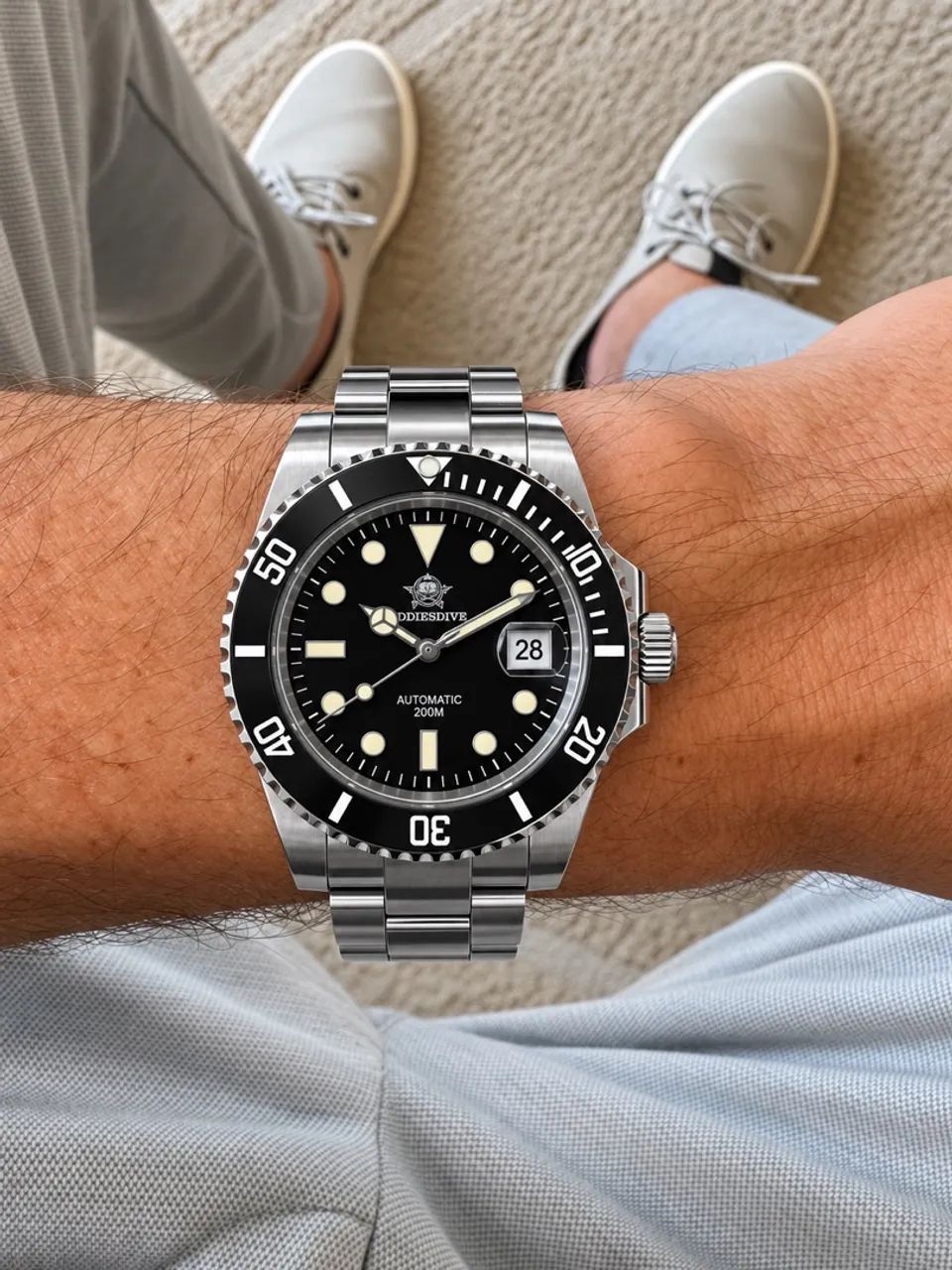 Addiesdive Submariner black automático 41 mm - Foto 4