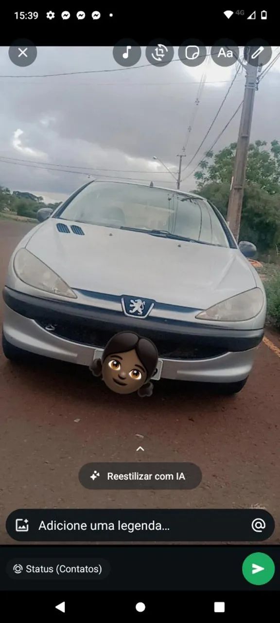 Peugeot 206 206 Sensation 1.4 Flex 8V 3p 2006