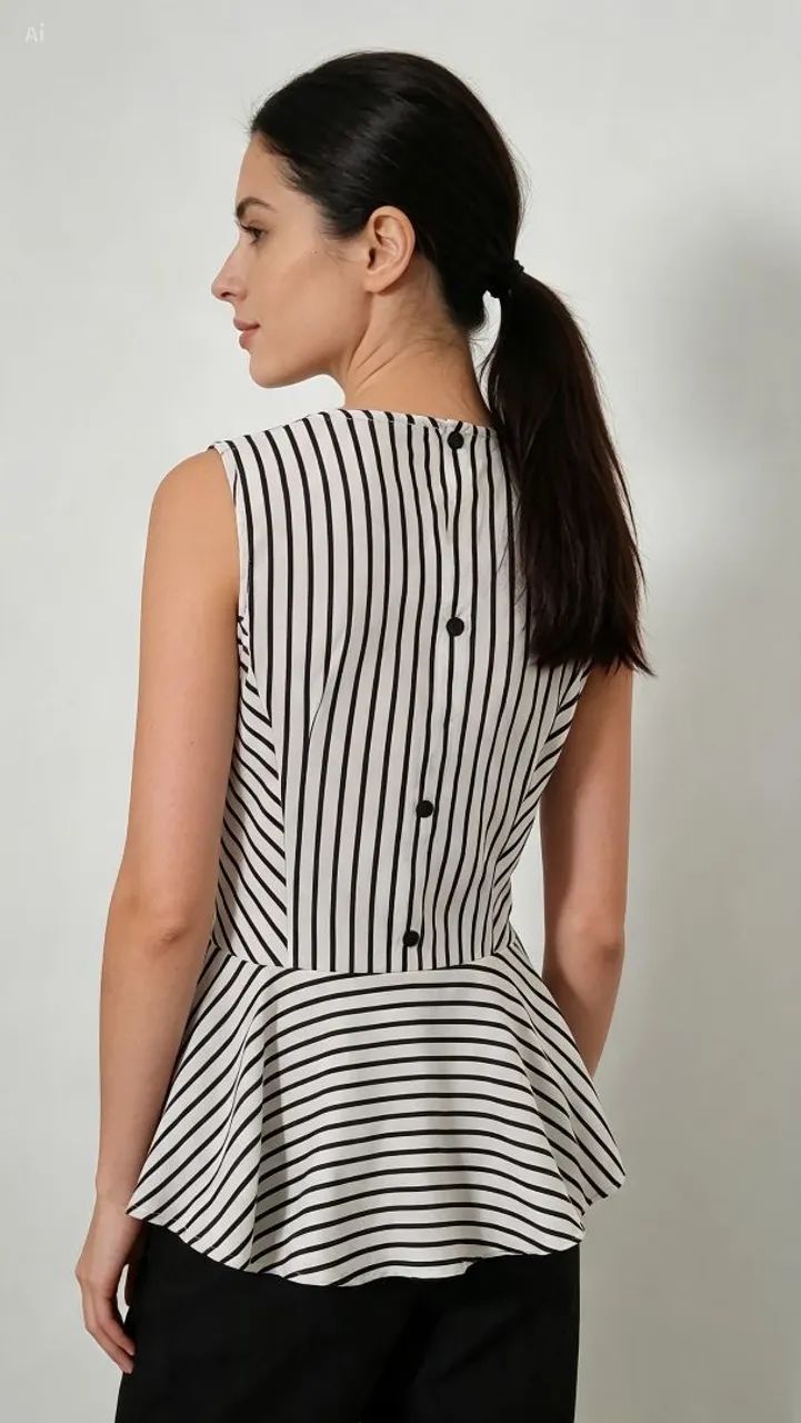 blusa peplum listrada p - Foto 2