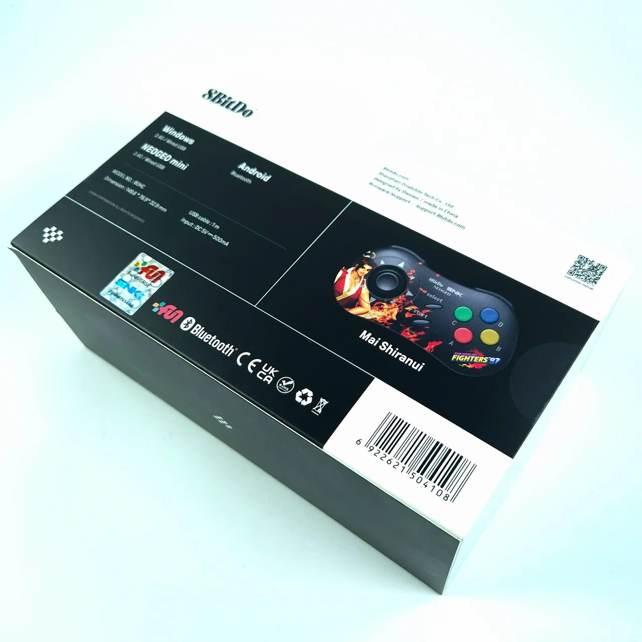 Controle 8bitDo x SNK de NEO GEO edição limitada The King of