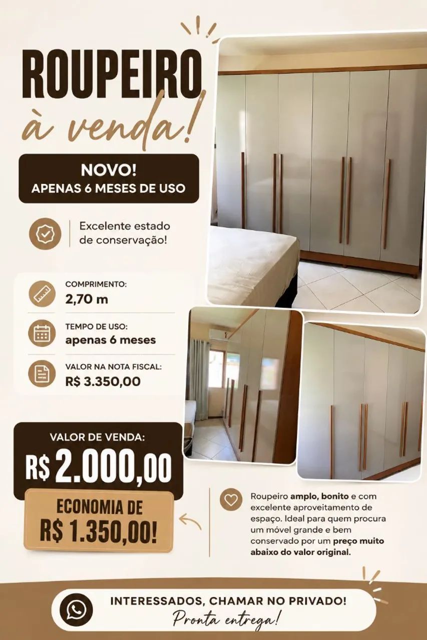 Guarda roupa casal