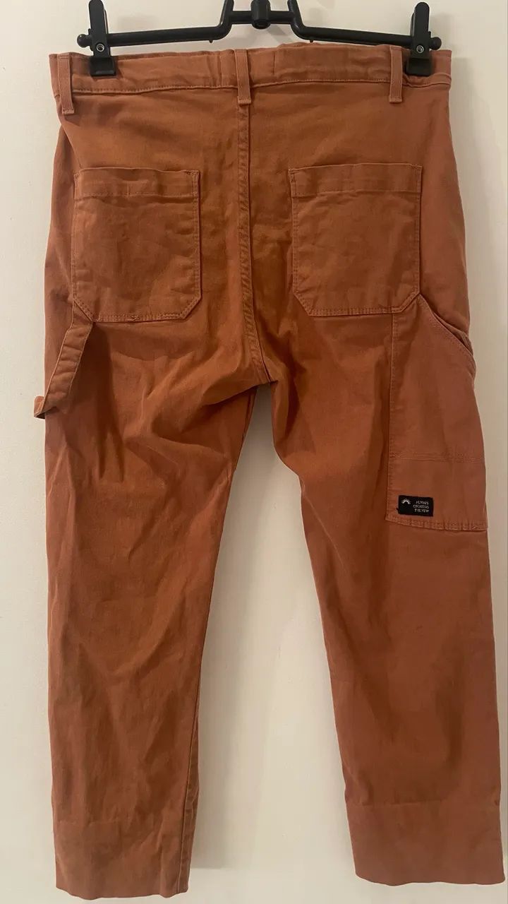 Calça de sarja infantil tamanho 13-14