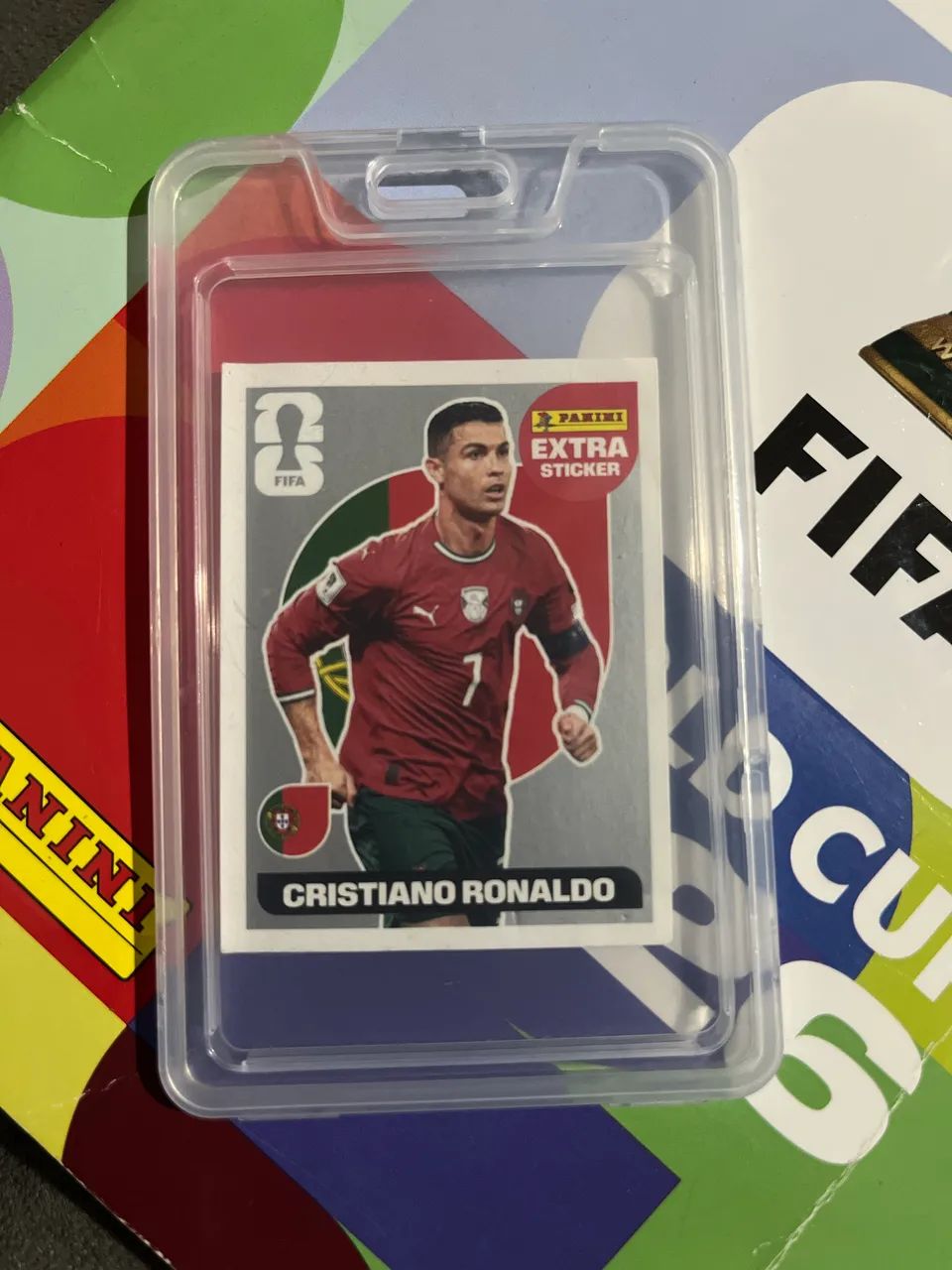 FIGURINHA CR7 PRATA
