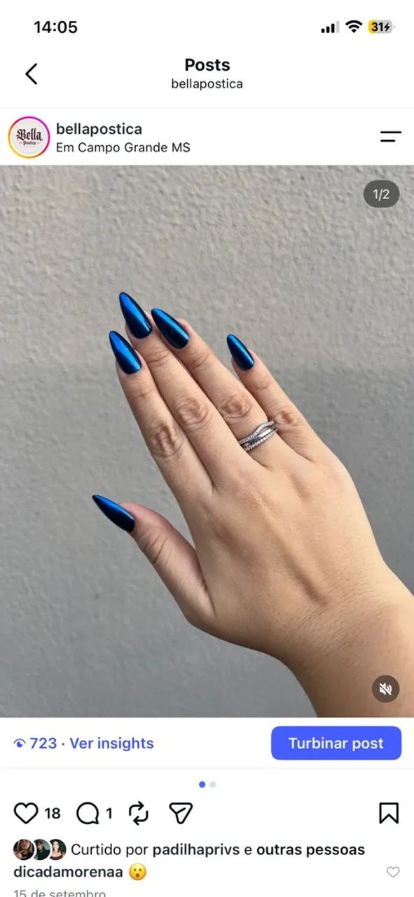 Unhas postiça em gel