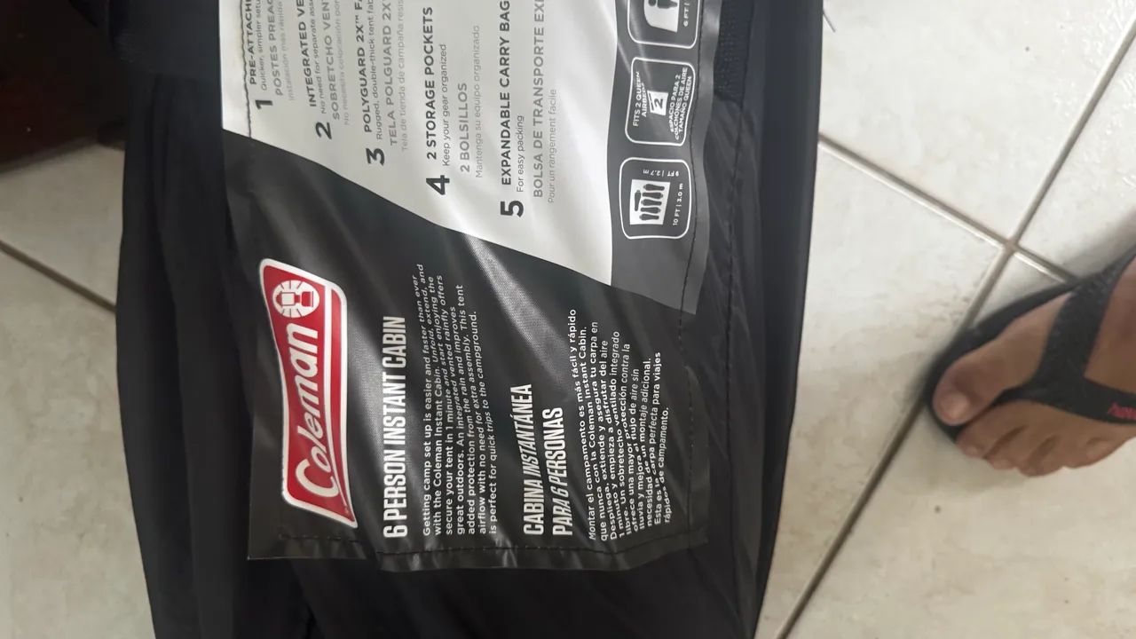 BARRACA Coleman cabina instantânea 6 pessoas nova - Foto 6