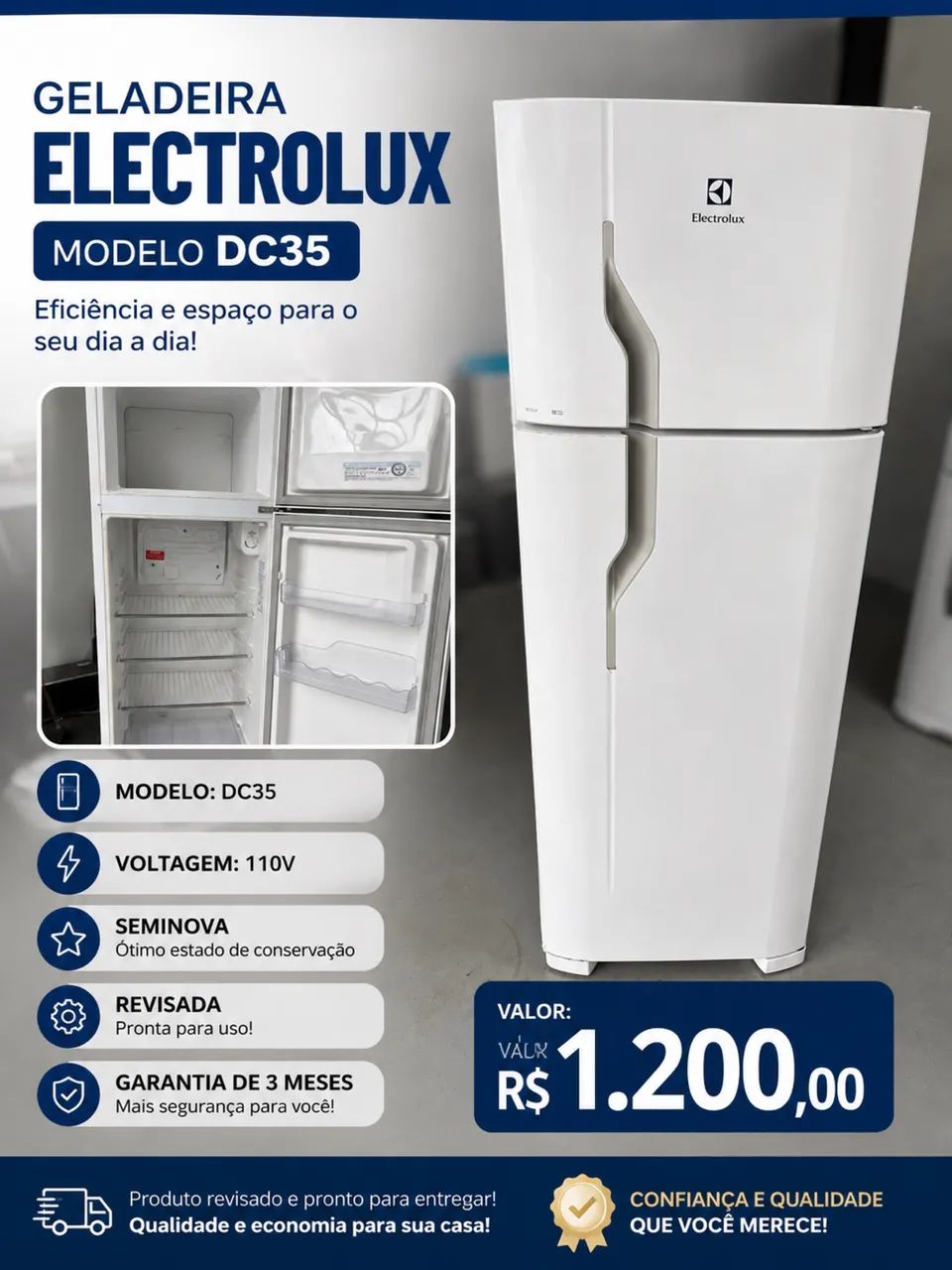 Geladeira Electrolux