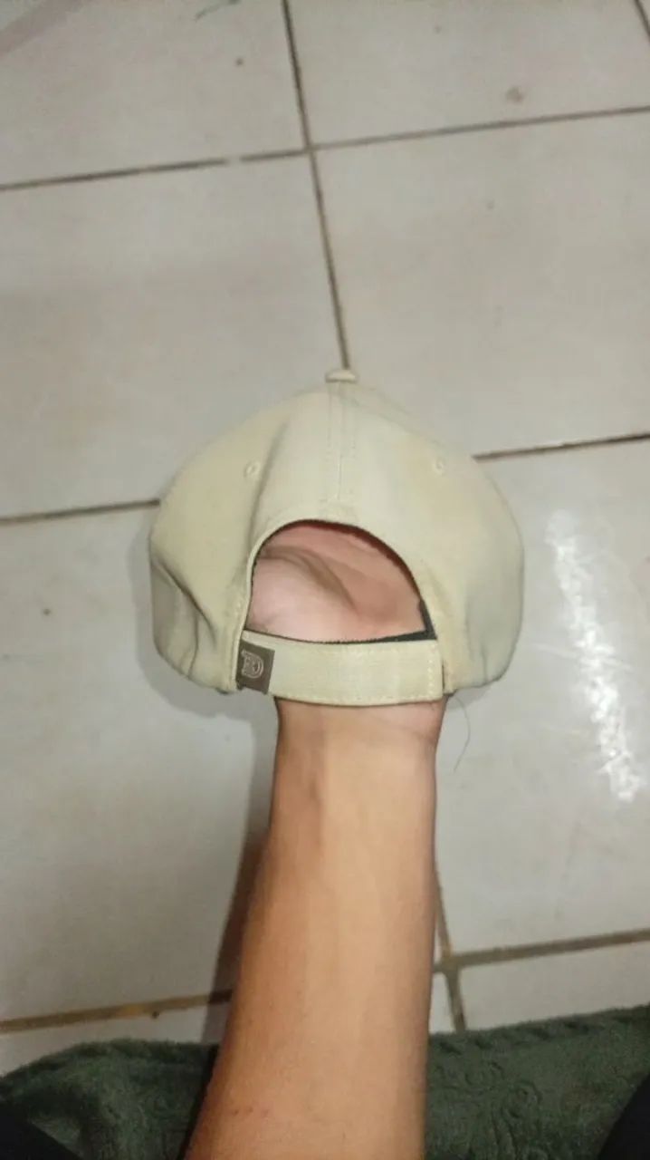 Boné aba curvada Bege - Foto 3