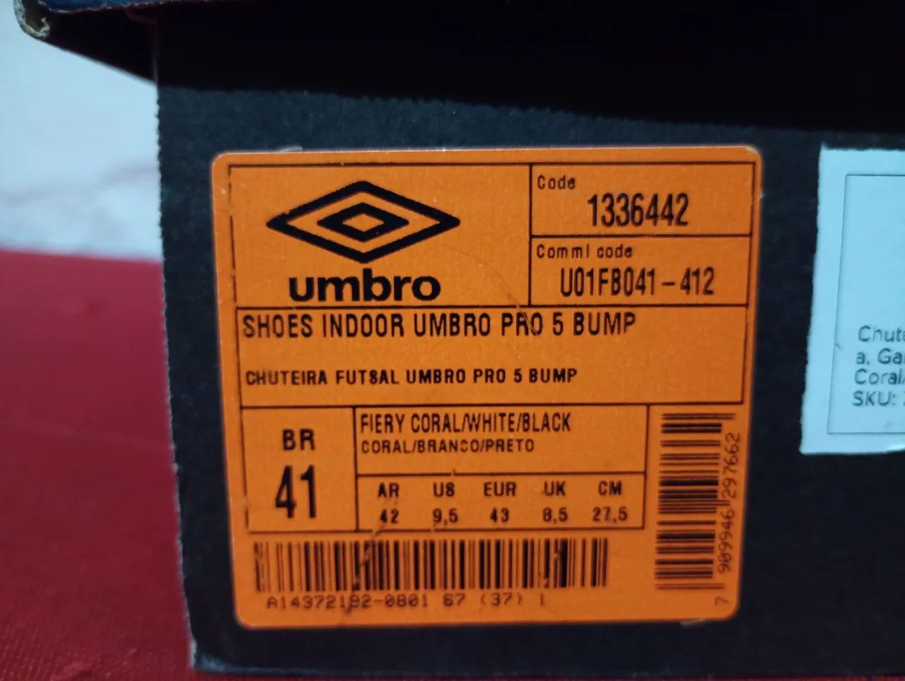 UMBRO PRO 5 BUMP CORAL - Foto 3