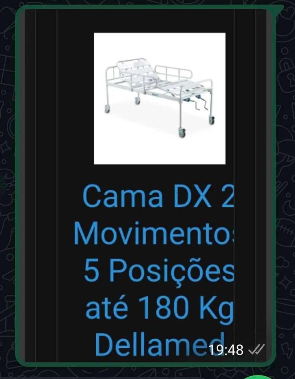 Cama hospitalar sem uso