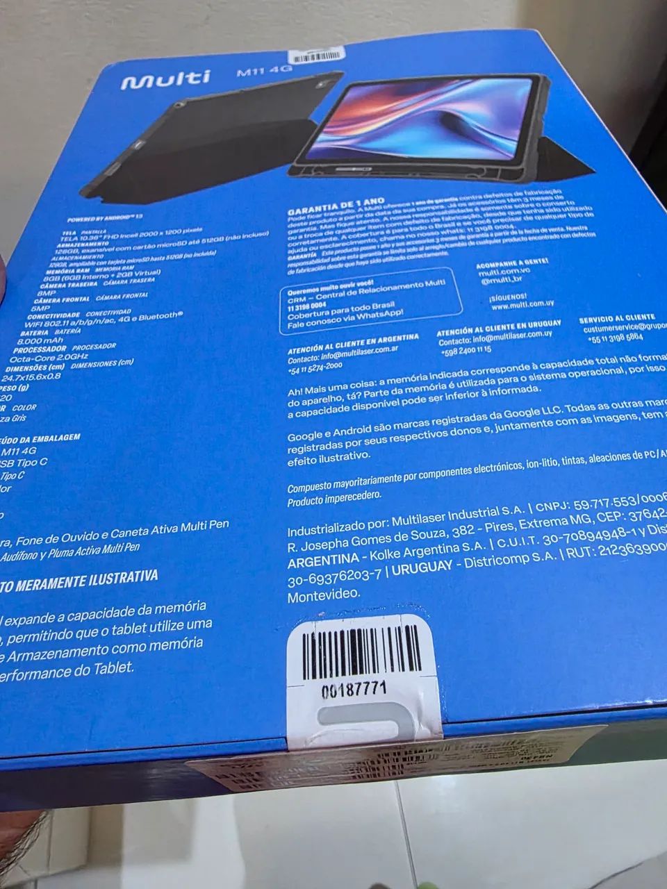 Tablet M11128gb lacrado com 4g e wifi  Multi  - Foto 5