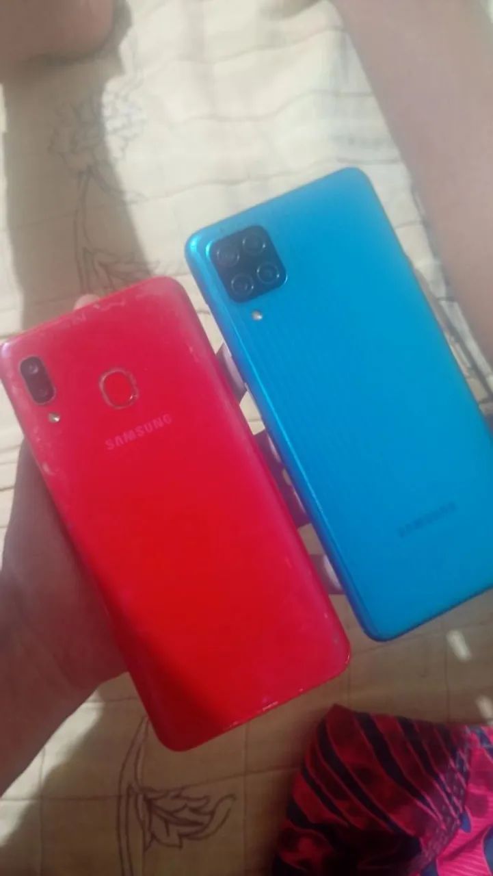 2 celular Galaxy M12 e Samsung A20 - Foto 4