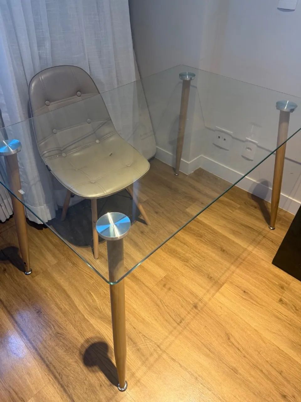 Mesa de escritório de vidro  - Foto 2