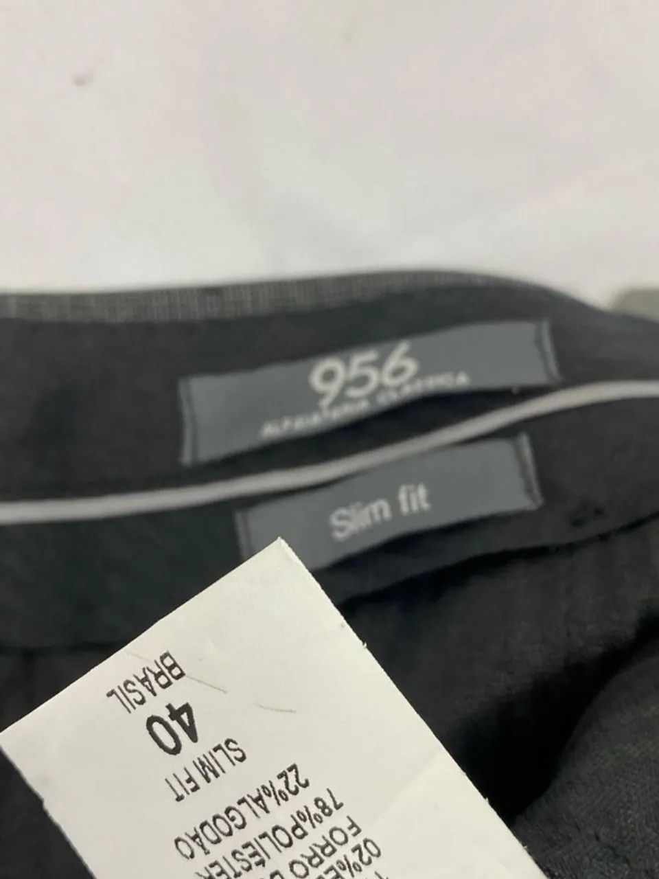 Calça alfaiataria 956 slim fit - nova - Foto 2