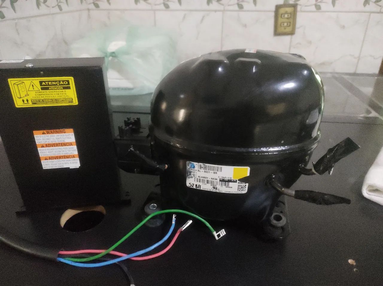 Compressor 3/4 tecumseh. 134 A 220v - Foto 5