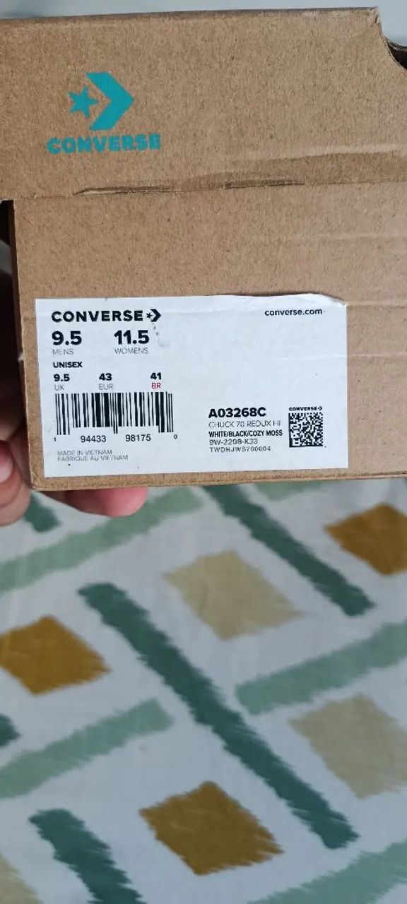 Tênis converse chuck 70 redux scrap - Foto 5