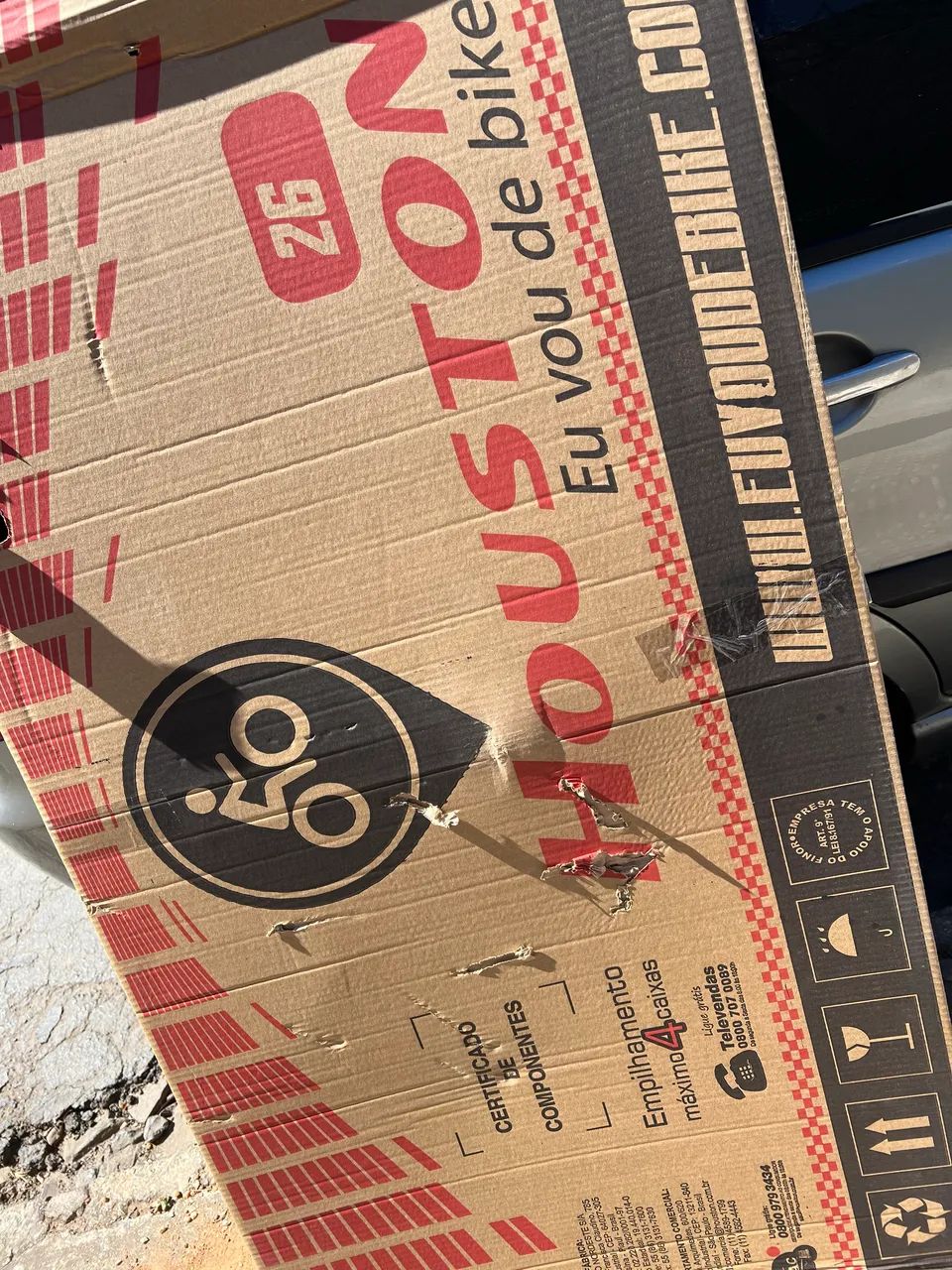 Bicicleta nova caixa